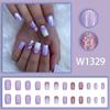 24pcs 3D French Press On Nails Y2k Love Bow Sweet Almond False Nails Patch Ins Fashion Girl Fake Nails Tips Wearable Full Cover
