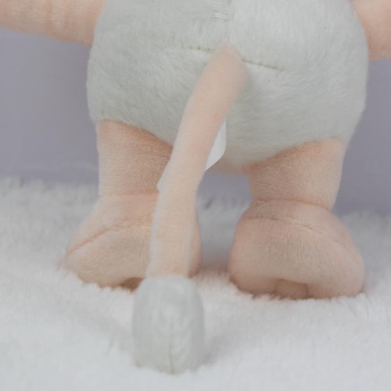 Adorable Anime Cartoon Small White Pig Brownie Buba Booba Plush Stuffed Toy For Kids