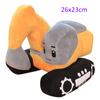 Simulation Tractor&Excavator Plush Toys Kawaii Car Dolls Stuffed Soft Vehicle Pillow Creative Christmas Birthday Gift for Kids