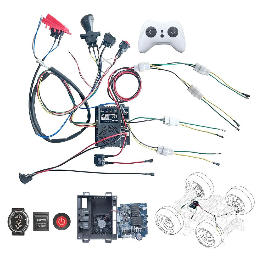 24V DIY Wiring Harness Kit For Kids Electric Car 2.4G Switch Control Box For Electrical Equipment Tool Accessory