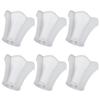 6Pcs European Modern Chandelier Fabric Lampshade Wall Lamp Cover Light Fittings White