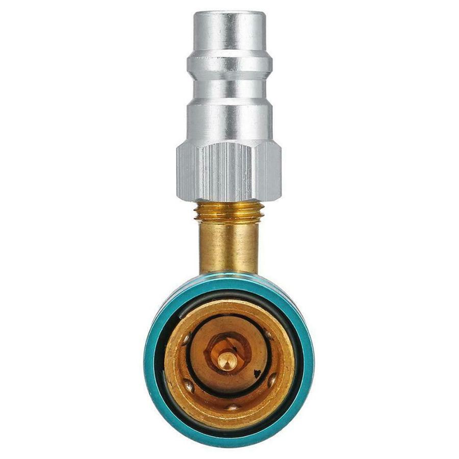 

1x Адаптер-переходник 90 градусов R1234YF к R134A, штуцер низкого давления, комплект для автомобильного кондиционирования