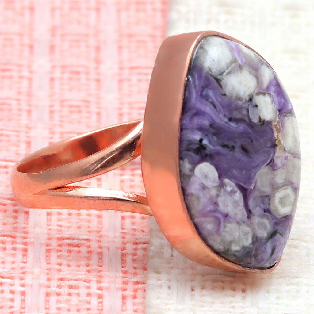 Cheroite Gemstone Handmade Silver Jewelry  "12"