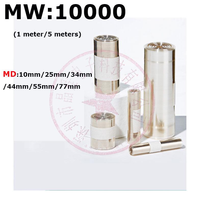 1 metr/5 metrů laboratorní MW10000 Dialyzační sáček z regenerované celulózy MD25/34/44/55/77 mm