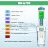 Digital PH Tester 7 In 1 TDS/EC/ORP/Temp/PH Meter Test Water Quality Monitor PH Tester For Household Drinking Hydroponics