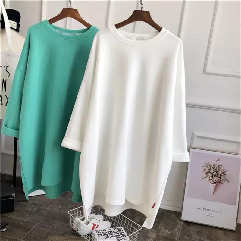 

2023 Autumn/Winter Loose Long-Sleeve Maternity T-Shirt for Women XXL