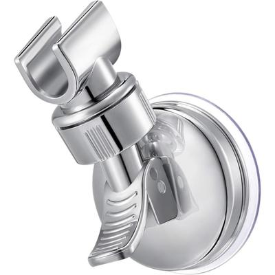 2 szt. Uchwyt prysznicowy ręczny Regulowany uchwyt na słuchawkę prysznicową Uniwersalny uchwyt montażowy Plastik ABS z chromem polerowanym do szkła ceramicznego