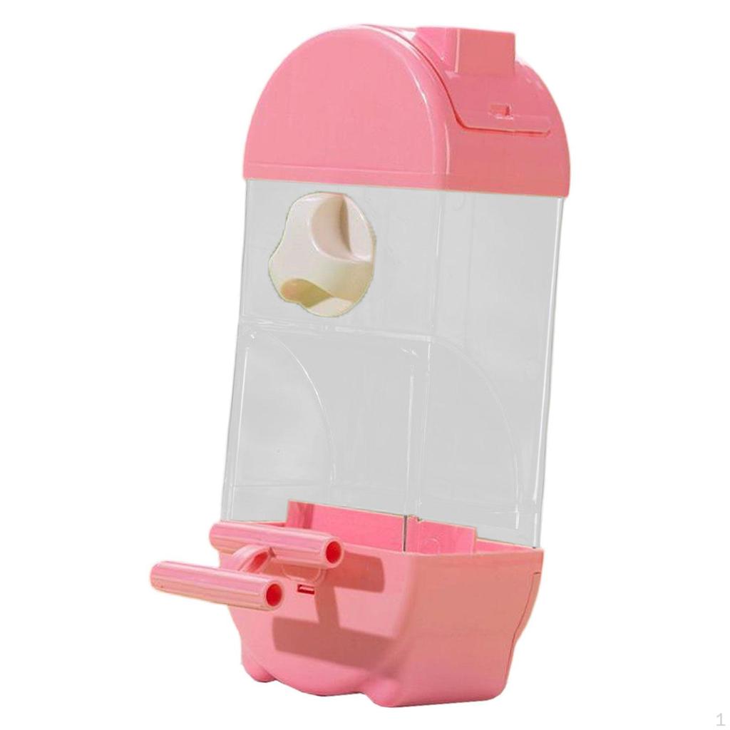Automatic Bird Feed -food Container, Parrots Dispenser Hanging Feeding Station for Canaries