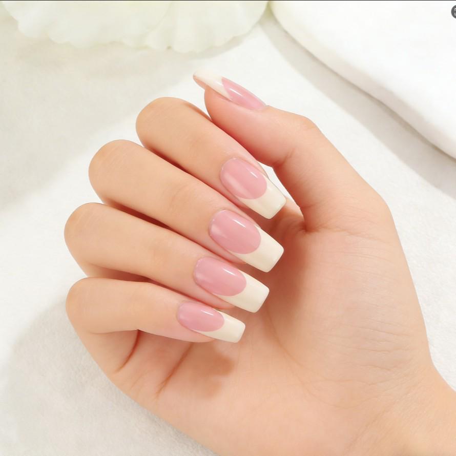French-Style Whitening Wearable Classic Nail Art Tips