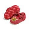 MYGGPP Woolen Baby Princess Schuhe Babyschuhe Schuhe mit weichem Boden Kleine Babyschuhe Frühlings- und Herbstmodelle