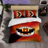Valencia FC Themed Bedding 3Pcs Duvet Cover Set Decorative Bed Linen For Teen Room Home Decoration