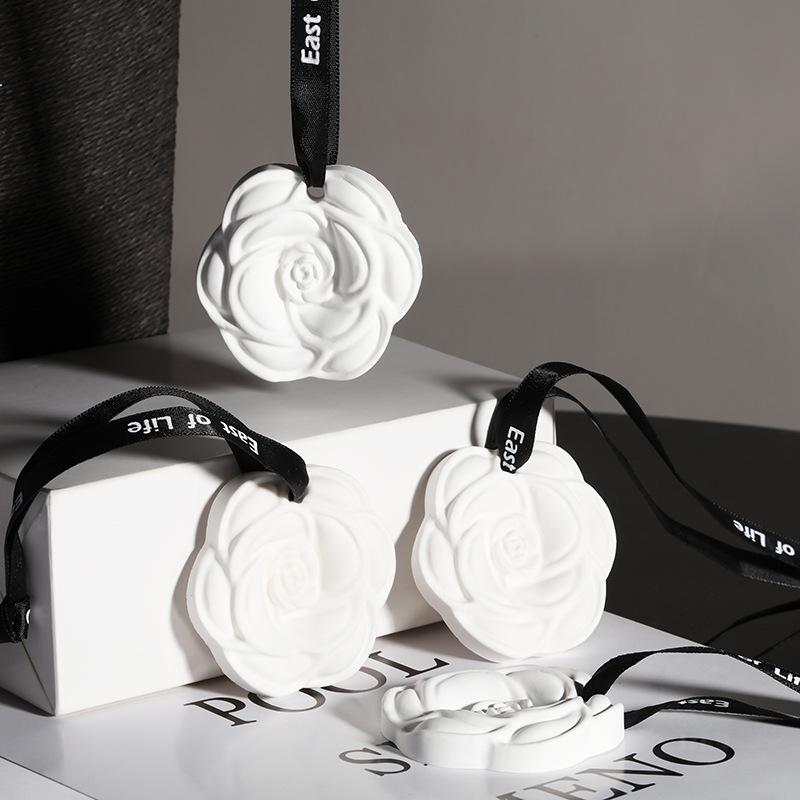 Kamélie Auto Aromaterapie Závěsné Tablety Domácí Šatní Skříň Aromaterapie Voskové Tablety Sádrové Vonné Tablety Osvěžovač Vzduchu