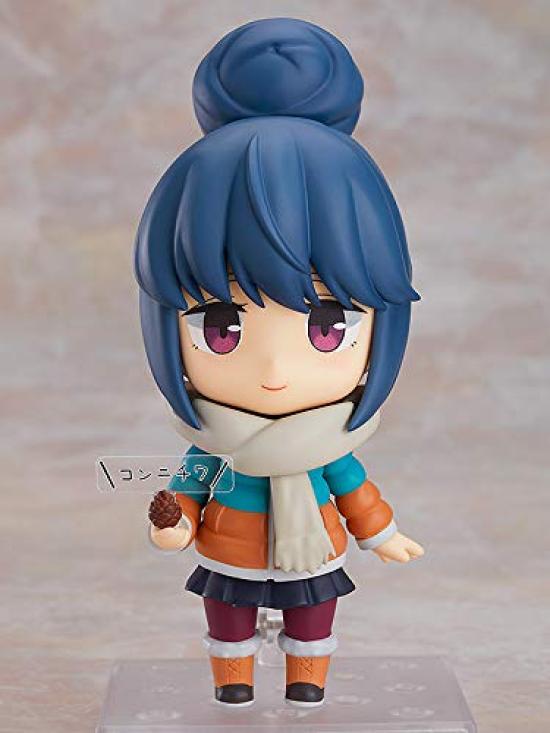 Nendoroid Rin Shima DX malovaná pohyblivá figurka Yurucamp Ver.. ABS&PVC bez vodního kamene