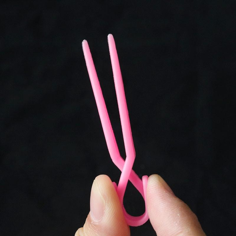 Barbershop Hairdressing Partition and Positioning Clips with Perm Paper for Cold Perms