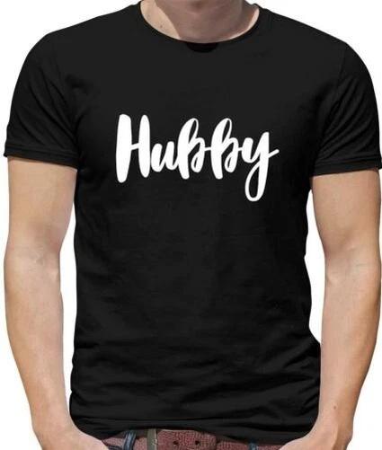 Hubby Mens T-Shirt - Husband - Groom - Married - Wedding - Couple - Love - Cute L