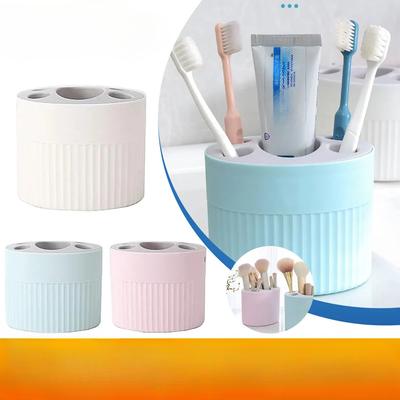 1 adet Diş Fırçası Diş Macunu Tutucu Kılıf Tıraş Makyaj Fırçası Elektrikli Diş Fırçası Tutucu Organizatör Standı Banyo Aksesuarları Kutusu