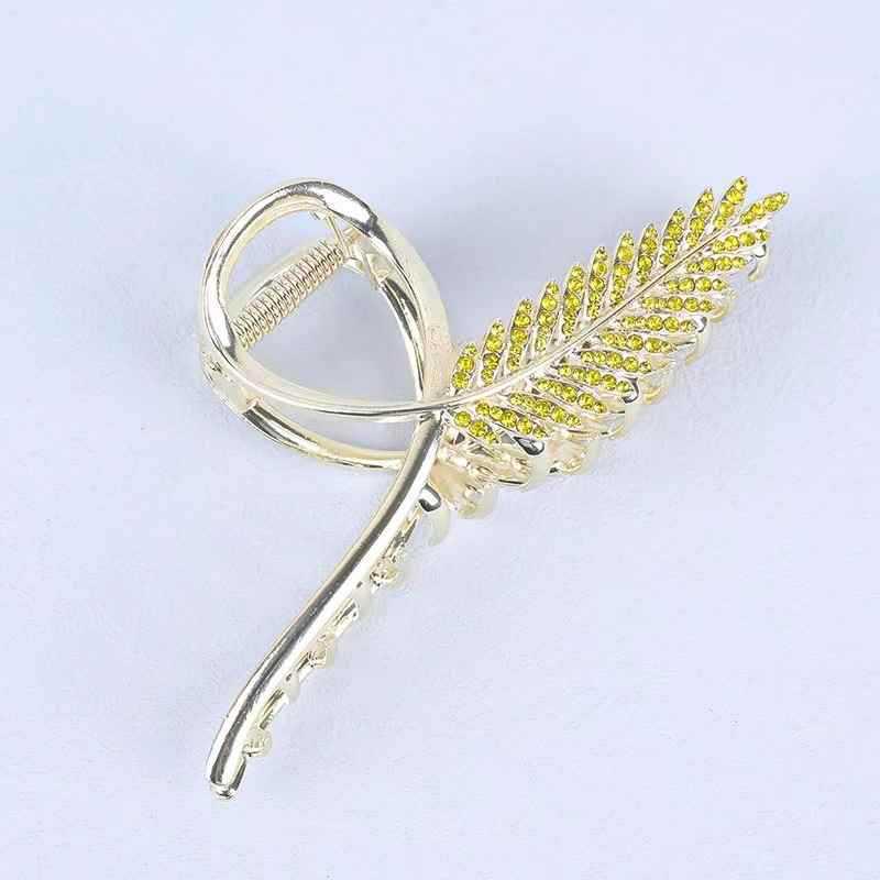 2025 Luxury Wheat Ear Hair Clip for Women: Small Volume Shark Hairpin