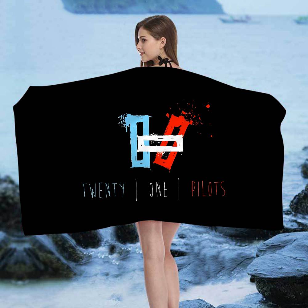 Популярное Мультяшное Пляжное Полотенце Группы Twenty One Pilots Милое Кавайное Декор Комнаты Ванная Девочки Дети Полотенца Для Рук Для Ванной Душа Cotton 30x30cm