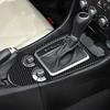 Skutečná měkká nálepka na ozdobu z uhlíkových vláken Středové ovládání řadicí páky auta Pro Mercedes Benz SLK R171 2004 2005 2006 2007 2008 2009 2010