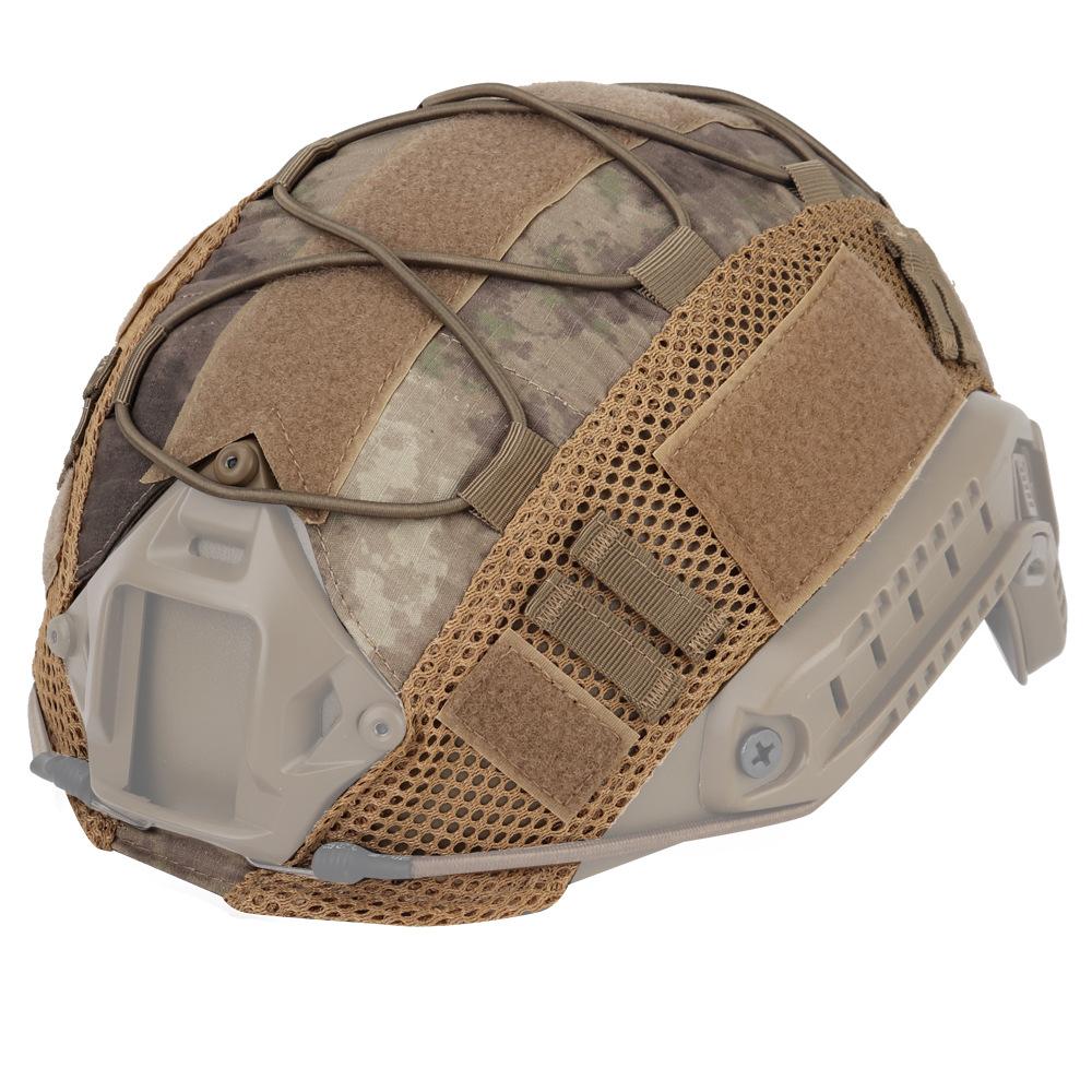 Cross border amazon FAST helmet helmet cloth riding helmet field camouflage mesh helmet cover tactical helmet