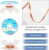 5 PCS Desoldering Wire 1.0/1.5mm Braid Soldering Mesh Welding Parts Low Residue No-Clean Solder Tin Remover Tool