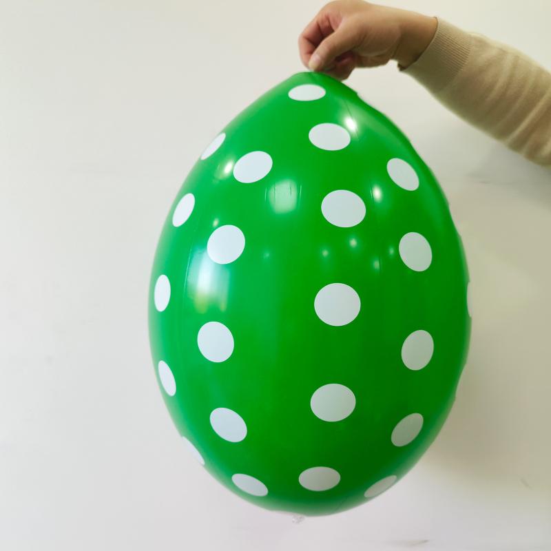 Inflatable Easter Egg Ornament Giant PVC Ball 50x35cm After Inflation Outdoor Garden Yard Easter Party Decorative Balloons