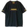 Vanson VSE25807S Men's Moisture-Wicking, Quick-Drying Mesh T-Shirt (2XL, Black/Yellow)