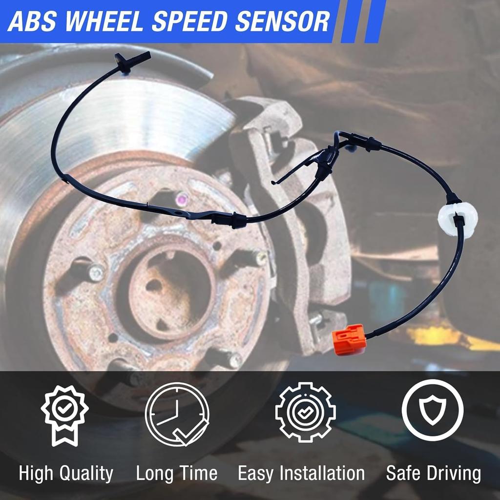 ABS Wheel Speed Sensor Front Left Right Compatible With 2003-2007 Honda Accord 2004-2008 Acura TSX Driver Passenger Side ABS Sensors # 57450-SDC-013