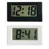 Small Digital Clock Mini Car Clock with Large LCD Display for Office Vehicle Home Table Battery Operated Desk Clocks