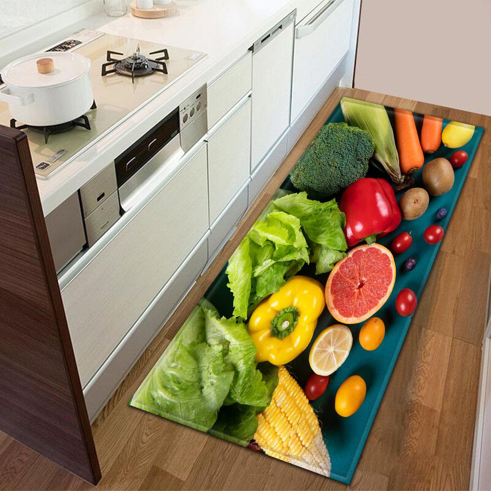 Kitchen Door Mat Bedroom Carpet Non-slip Floor Balcony Corridor Long Carpet Bedside Living Room Floor Mat