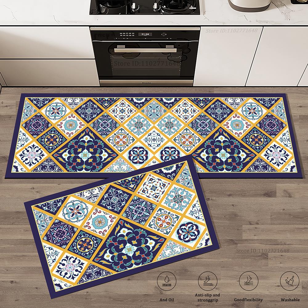 Gorgeous Pattern Non-Slip Kitchen Entrance Doormat Home Decor Carpet Living Room High Quality Mat Absorbent Large Washable Rug