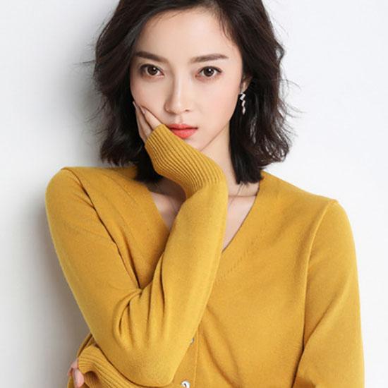 Cardigan da Donna a Bottoni Singoli Lavorati a Maglia Monocolore Maglione Cardigan Primavera Autunno Moda Coreana Maglioni Girocollo Capispalla Lavorati a Maglia