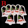 1 Set Christmas Tree Hanging Ornaments Wooden DIY Pendant Bells Santa Claus New Year Decor Christmas Home Party Decor Supplies
