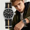  TPW Luminous 38mm Women's Field Watch Easy Read Fabric Strap 24hr Display Date Day Function Quartz Movement Best Gifts Clock