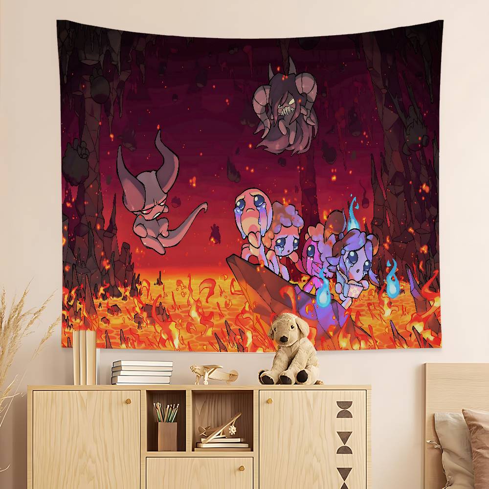 Action Game The Binding Of Isaac Tapestry Art Printing Japanese Wall Tapestry Anime Wall Hanging Home Decor