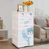 Plastic Drawers Dresser Storage Cabinet with 6 Drawers Closet Dresser Organizer Stackable Vertical Clothes Storage
