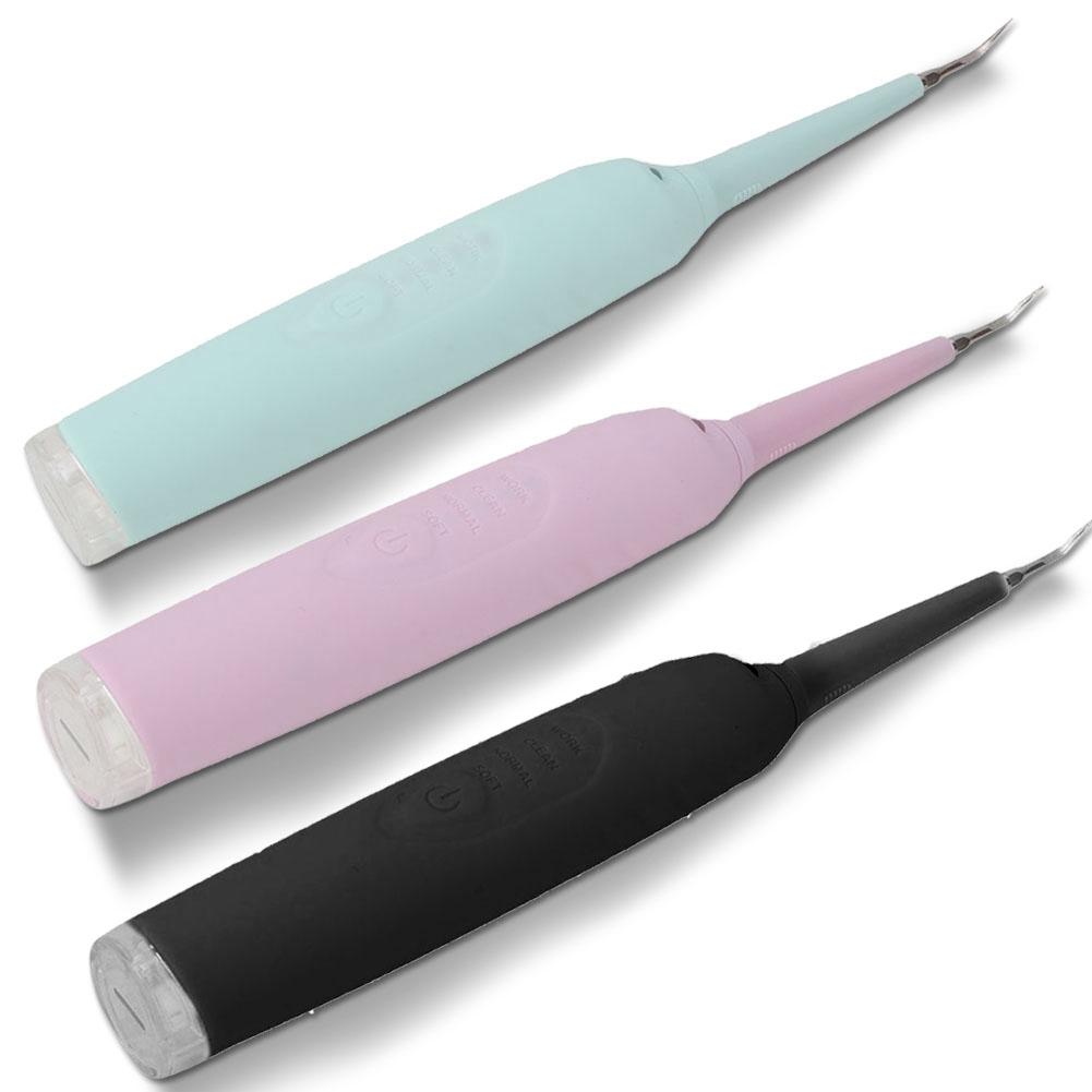 Portable Electric Dental Calculus Plaque Remover Scaling Oral Care Tool for Home Travel Use