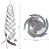 Pack of 6 Reflective  Bird Repellent Wind Spiral Bird Deterrent Reflectors Garden Decoration for Balcony Garden