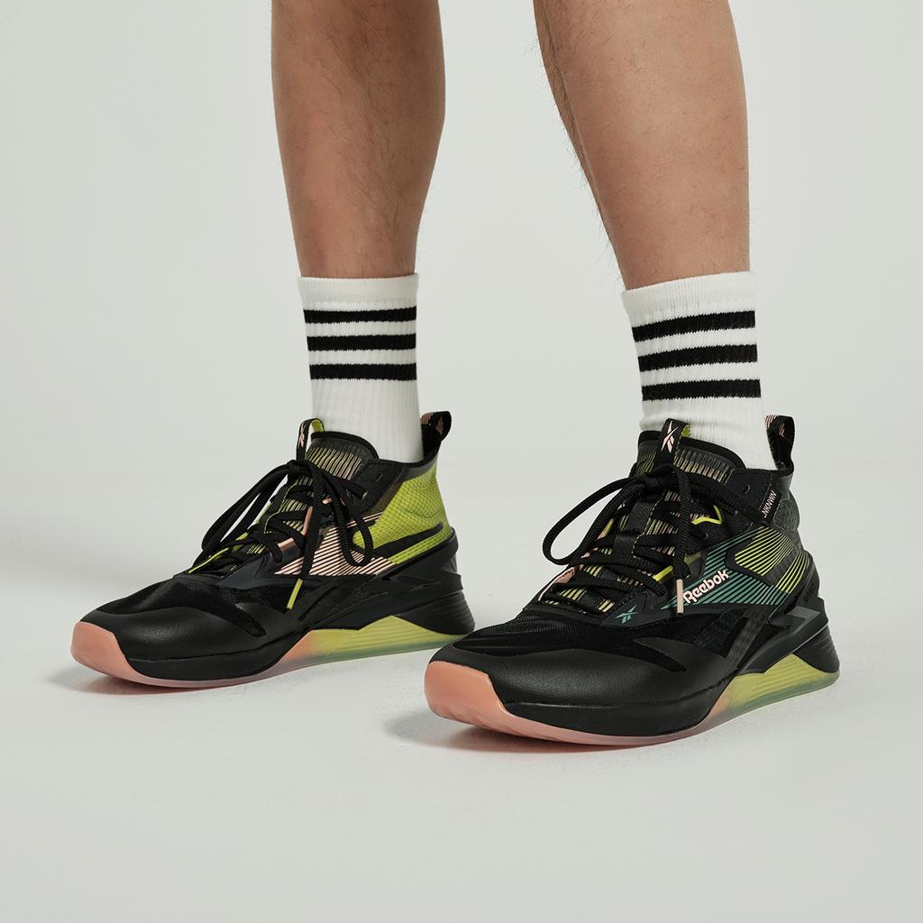Reebok Nano Unknown Comfortable Low-Top Training Shoes Unisex Sneaker Black Green 100074116