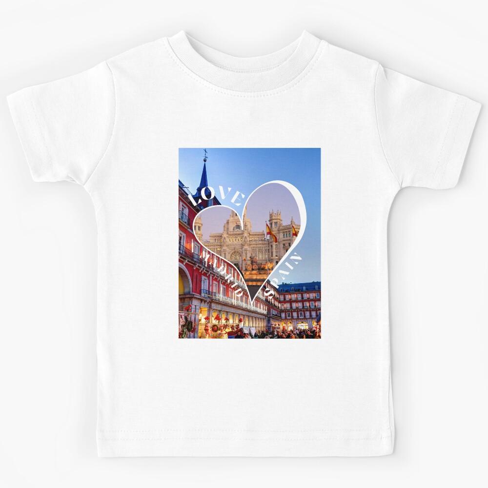Love Madrid Spain Kids T-Shirt 140