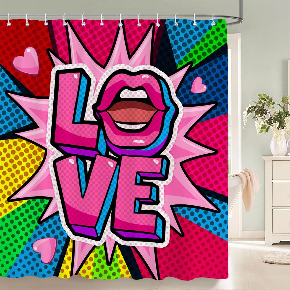 Sexy Woman Bath Curtains Waterproof Bathroom Shower Curtain Girl Shadow 3d print With Hooks Polyester Cloth 180*200 Bath Screen