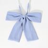 JK School Uniform Sailor Suit Small Long Handle Collar Flower Solid Color Twill Pointed Bow Tie