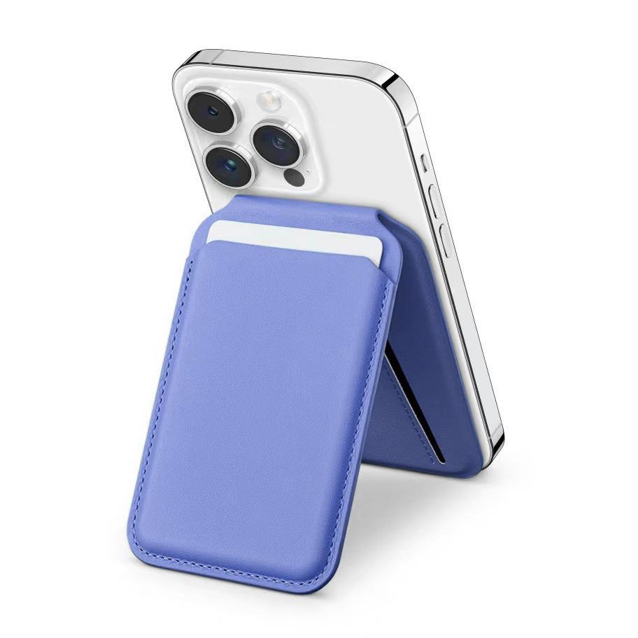 Apple iPhone 17 Series Magnetic Card Holder: MagSafe Hinge, Folding Rotating Stand, Card Sleeve.