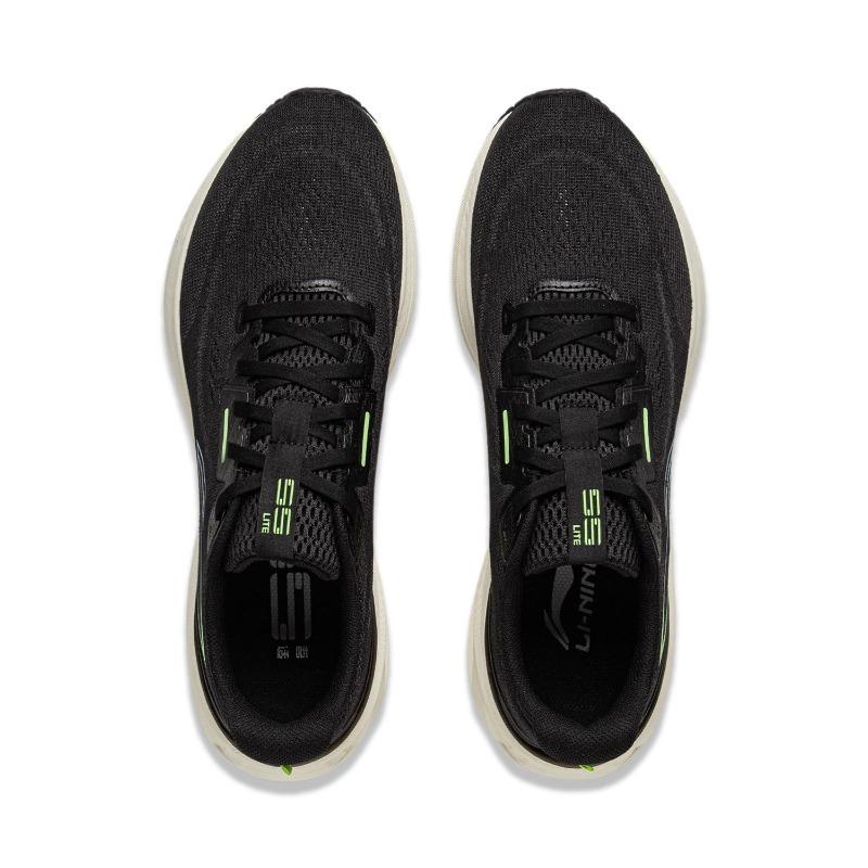 Li-Ning Wuyue 3.0 Mens Low Top Running Shoes Black Thick Sole Lightweight Cushion ARSV023-6