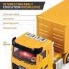 60Pcs/Set Engineering Truck With Light And Sound Diecast Construction Excavator Model Vehicle Alloy Toys For Children Boys Gifts