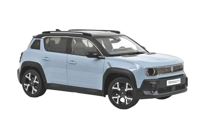 

Norev scale Renault 4 Electric 2025 Cloud Blue Finished Product 1/18 E-Tech 100%