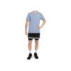 Nike Camiseta de Manga Curta com Gola Redonda e Estampa de Logotipo com Ombro Caído Tops Masculinos Azul FV8405-493
