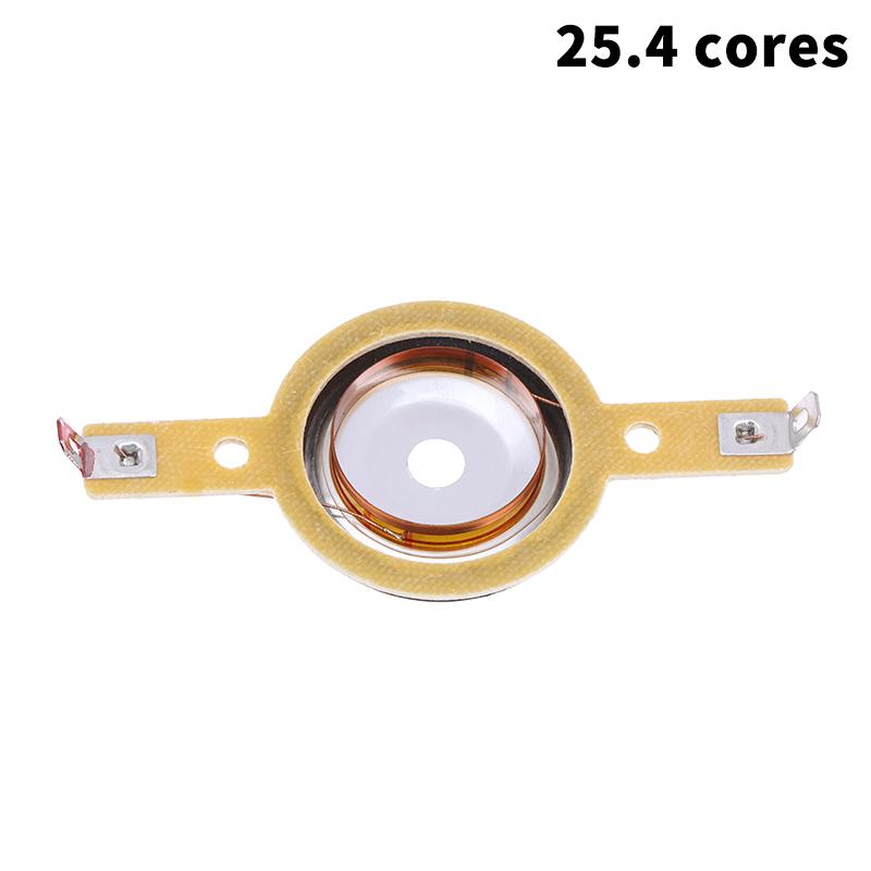 25.4Mm Tweeters Voice Coil Round Speaker Treble Coil Replacement Horn Titanium Film Copper Clad Alumium Diaphragm