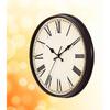 Vintage Dial Clock Silent Wall Clock with Roman Numerals Decorative Oversized European Style for Living Bedroom Kitchen Cafe and Bar Decor