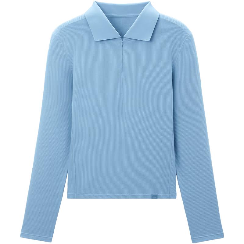 

Beneunder Women s Polo Half-Zip Base Layer T-Shirt L